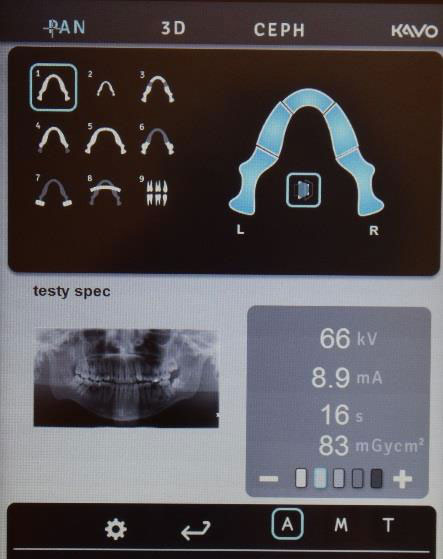 Panel wyboru zdjęcia OPG