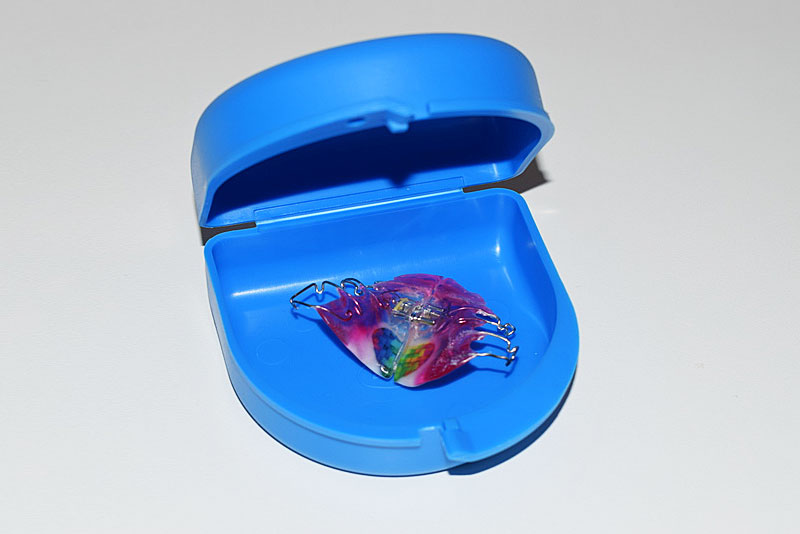 Removable appliance stored in a special box