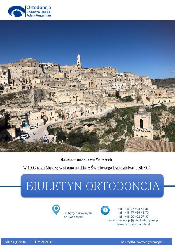 Biuletyn Ortodoncja luty 2022
