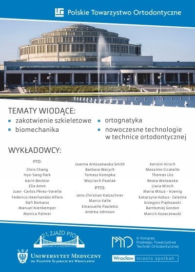 Wykład na zjeździe Polskiego Towarzystwa Ortodontycznego